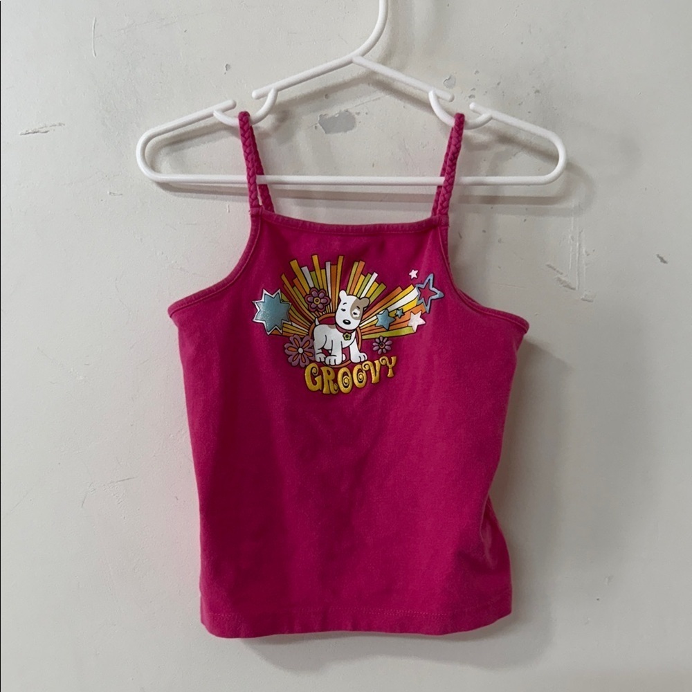 Vibrant Kids Groovy Graphic Tank Top 90’s